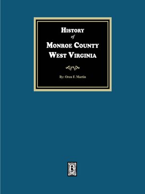 cover image of History of Monroe County, West Virginia